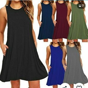 Tank style dress